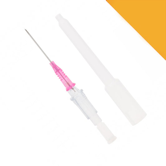 IV Cannula 20G (Pink) Various Lengths - Box of 50