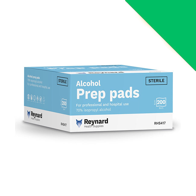 Alcohol Only (70%) Prep Pads - Box of 200