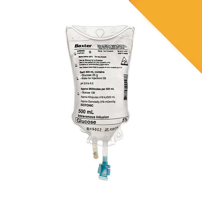 Glucose IV Solution (Various Conc. & Sizes)