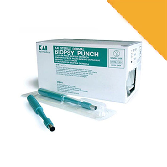 Sterile Disposable Biopsy Dermal Punches (Various Sizes) - Bag of 10