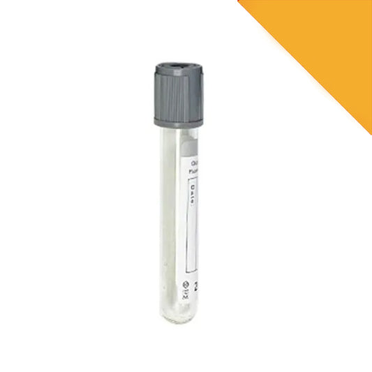 Pathology Glucose Tube (Grey) - Box Of 100