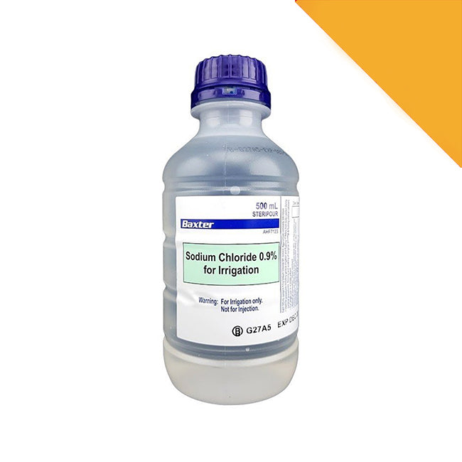 0.9% Sodium Chloride Bottle (Various Sizes)