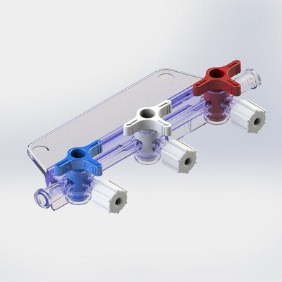 3 Way Manifold IV Port - Pack of 33