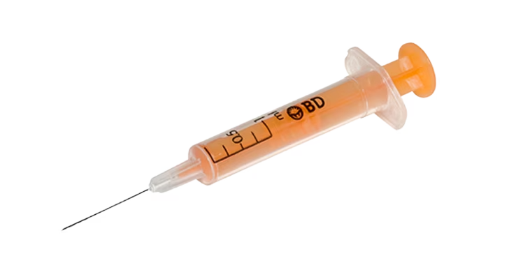 1ml Syringe With Needle - Box of 100
