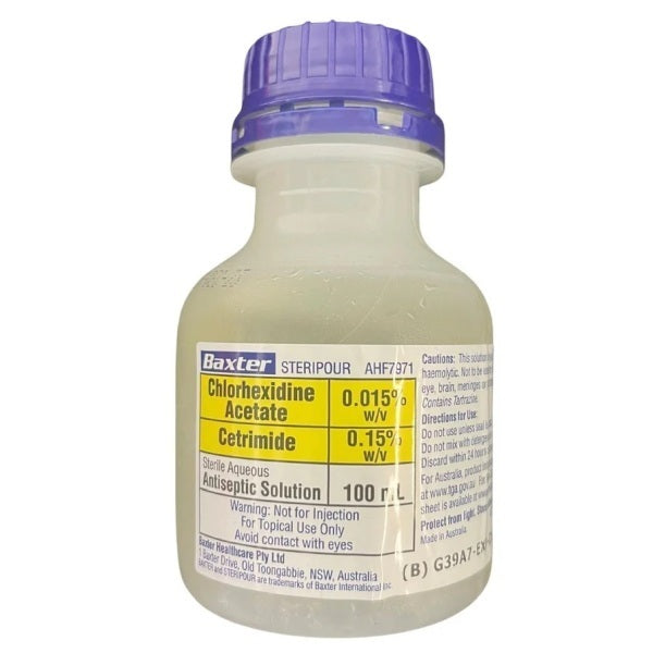 Chlorhexidine Solution (VARIOUS TYPES)