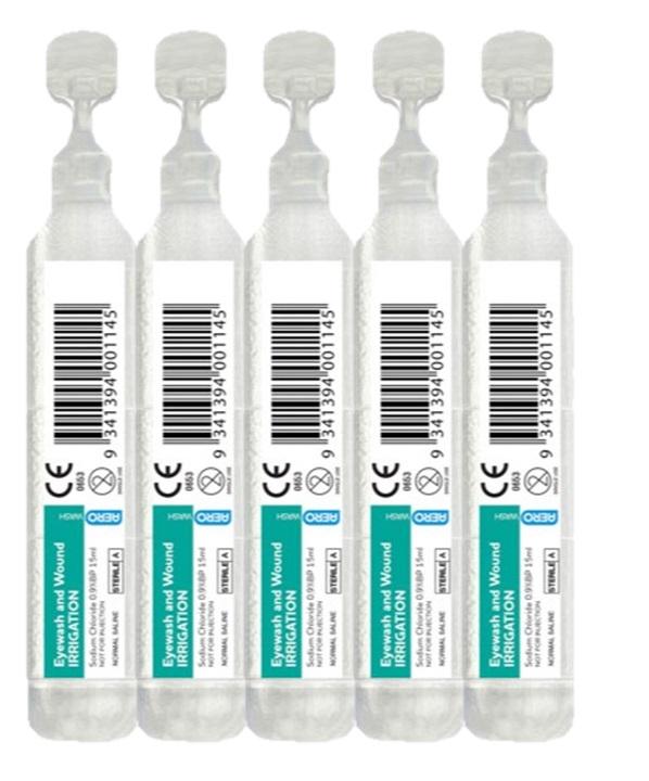 Saline For Irrigation ONLY (Various Sizes) - Box of 50
