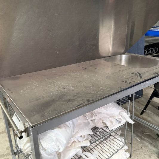 >> URGENT GIVEAWAY - 2 x Stainless Steel Tables