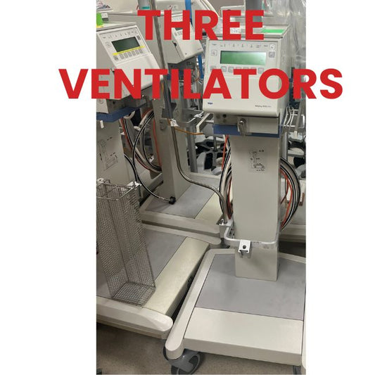 >> 3 X Drager Babylon 8000 Plus Ventilators