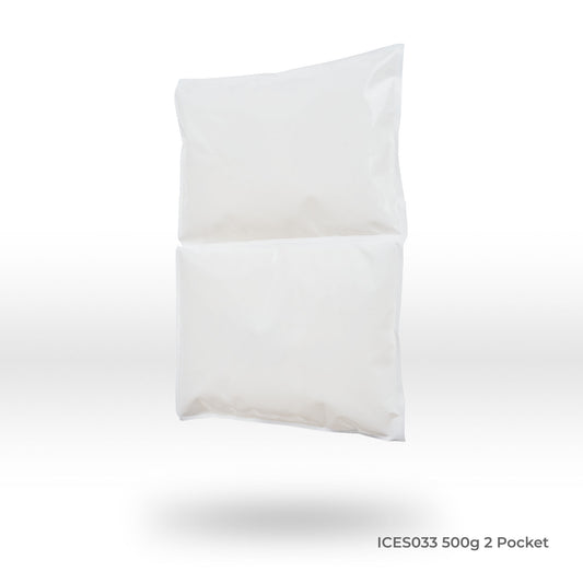 Gel Ice Packs, 2-Pocket 500g