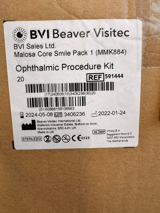 Ophthalmic Procedure Pack, STERILE - Box of 10