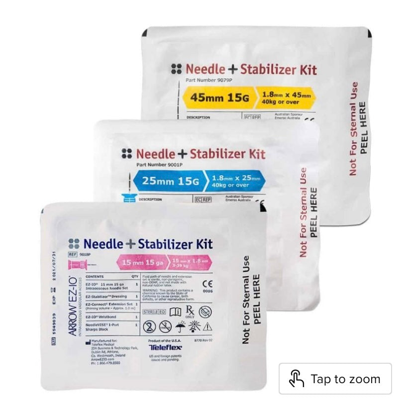IO Needle And Stabilizer Kit (Intraosseous)