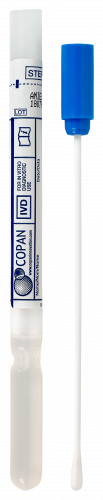 Specimen Swab Copan Transystem Traditional Amies Transport, Blue Cap - Packs of 20