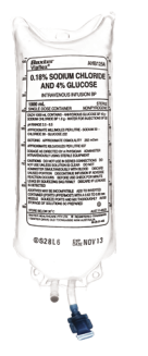 Glucose & Sodium Chloride IV Solution (Dextrose) (Various Variety & Sizes)