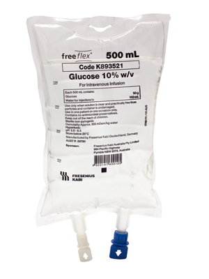 Glucose IV Solution (Various Conc. & Sizes)