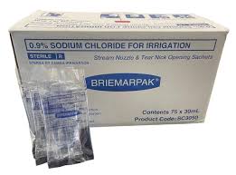 Saline For Irrigation ONLY (Various Sizes) - Box of 50