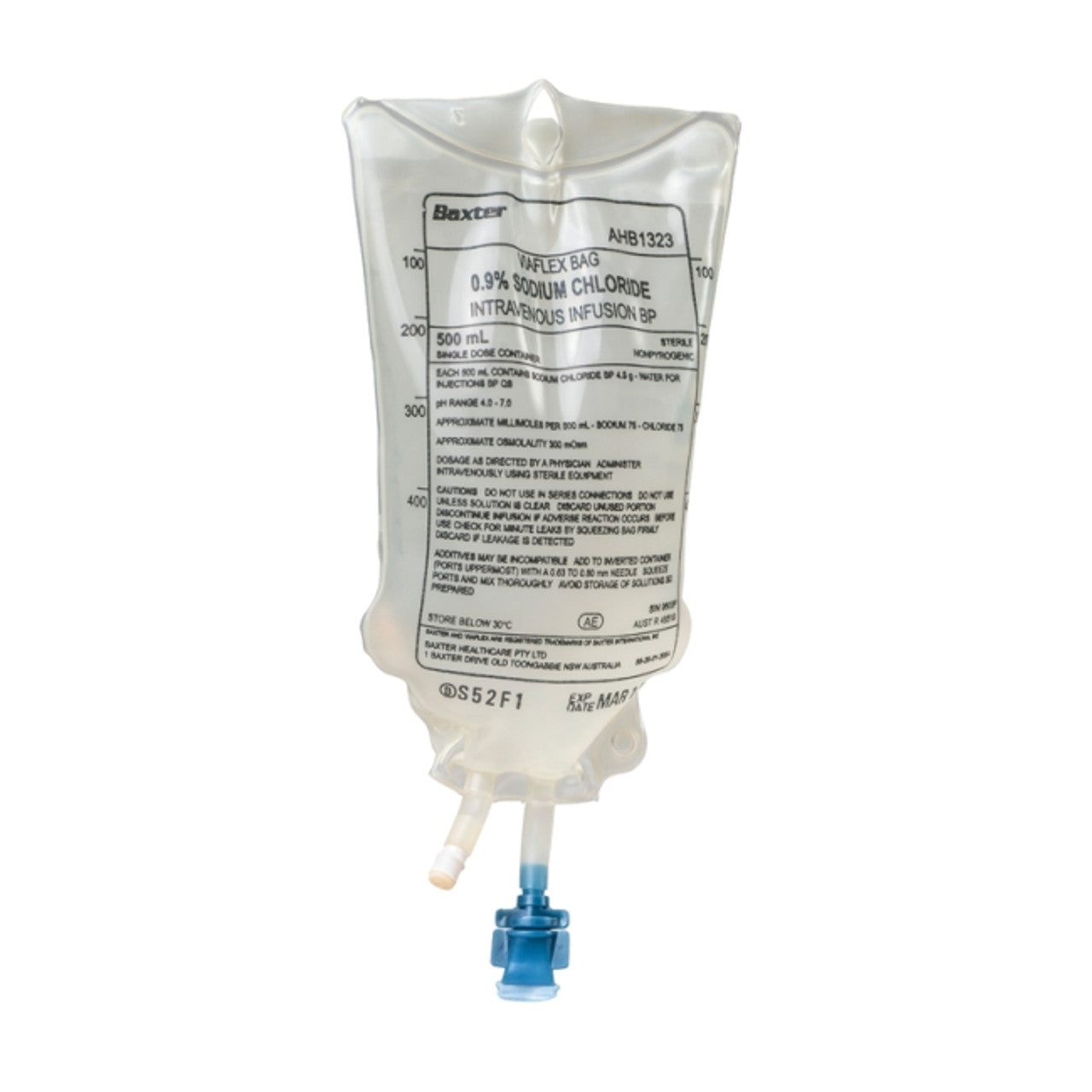0.9% Sodium Chloride IV Solution (Various Sizes)