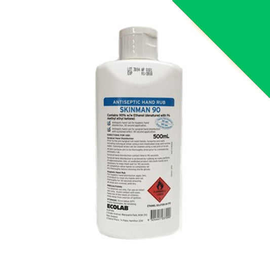 Skinman 90 Antiseptic Sanitiser Hand Rub 500ml