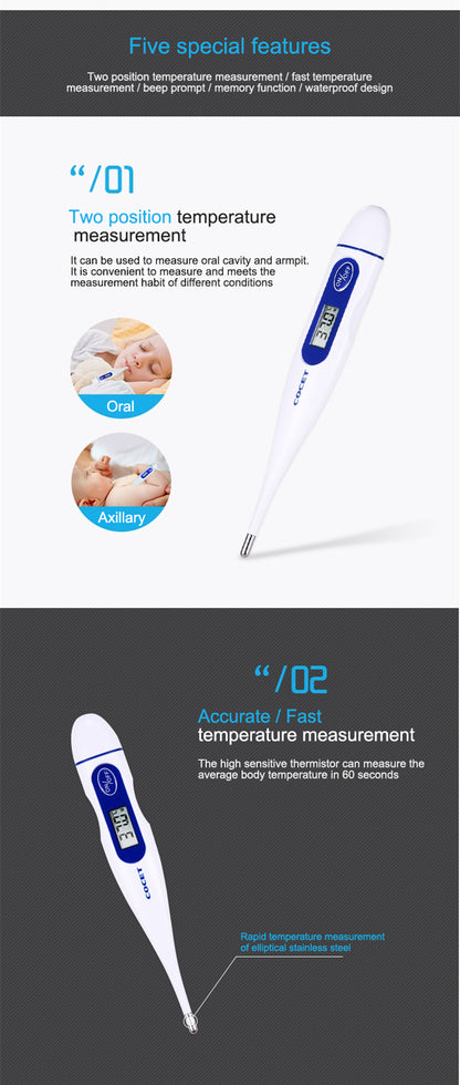 Digital Thermometer - Pack of 5