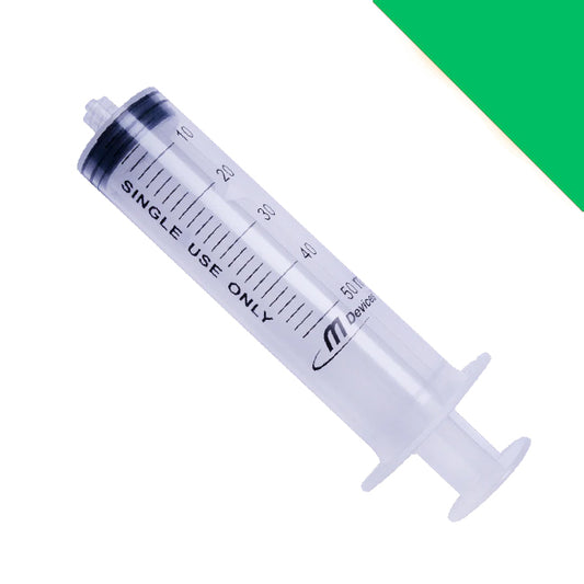 50ml Luer Lock Syringes - Box of 20