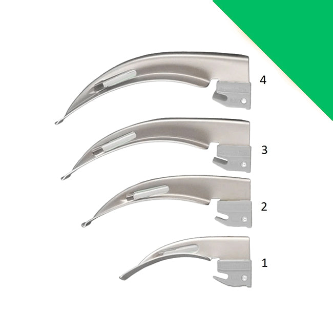 Laryngoscope Blades (Various Sizes) - Box of 20