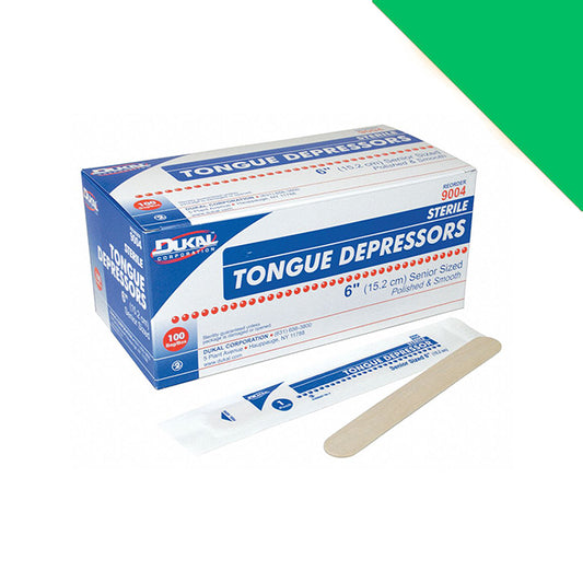 Wooden Tongue Depressor (Sterile) - Box Of 100