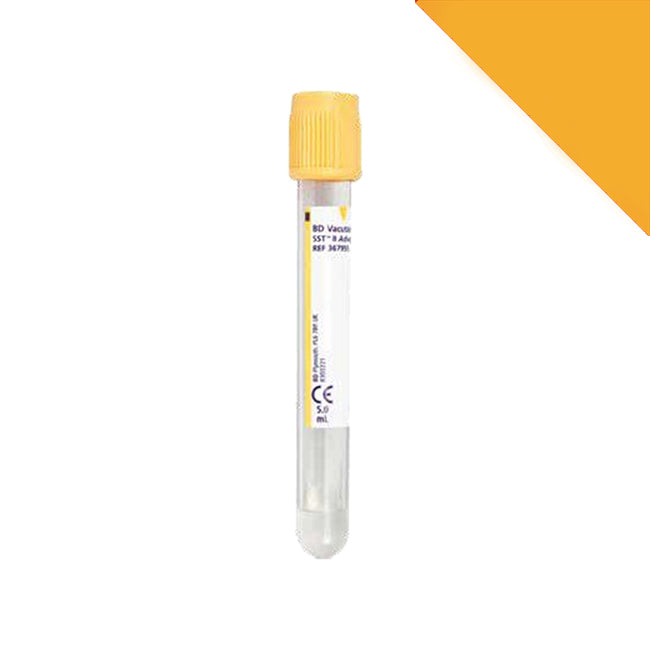 Pathology SST Tube (Yellow) - Box Of 100