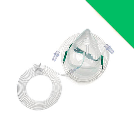 Adult Oxygen Mask With CO2 Sampling