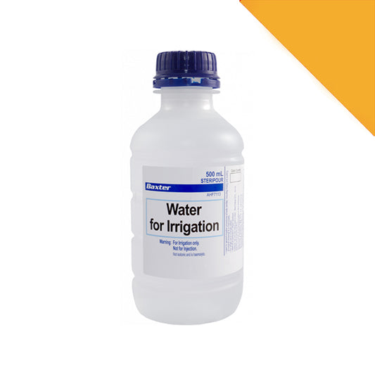 500ml Water for Irrigation - Box of 15