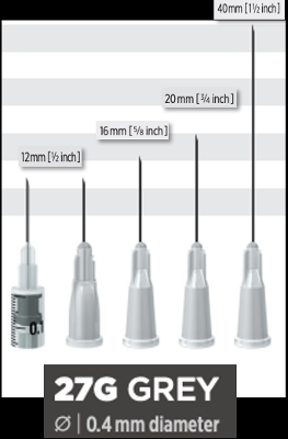 Hypodermic Needle 27G - Box of 100