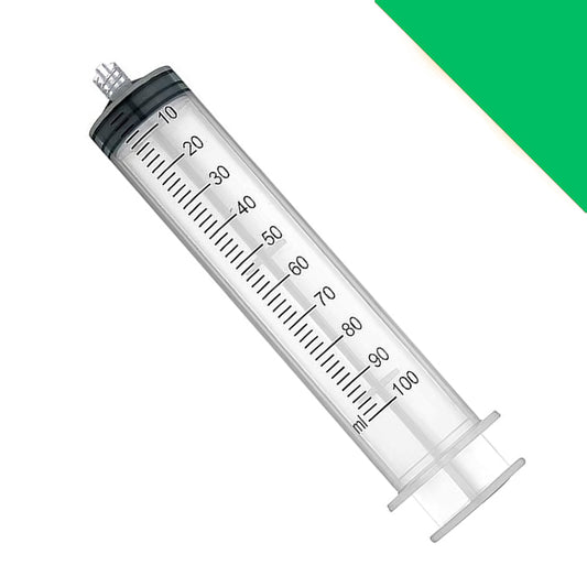 100ml Luer Lock Syringes - Box of 15