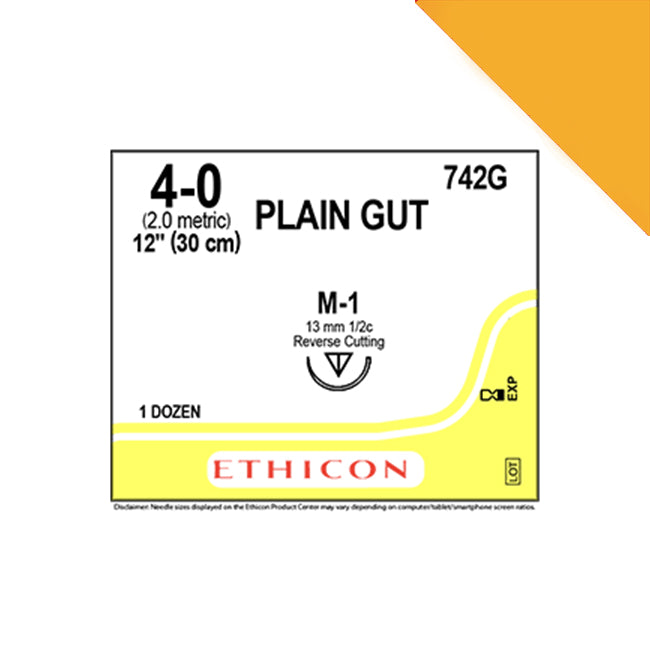 Suture: Plain Gut (Absorbable Surgical) - Box Of 36