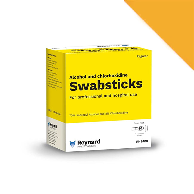 Chlorhexidine & Alcohol Cotton Skin Prep Swabsticks