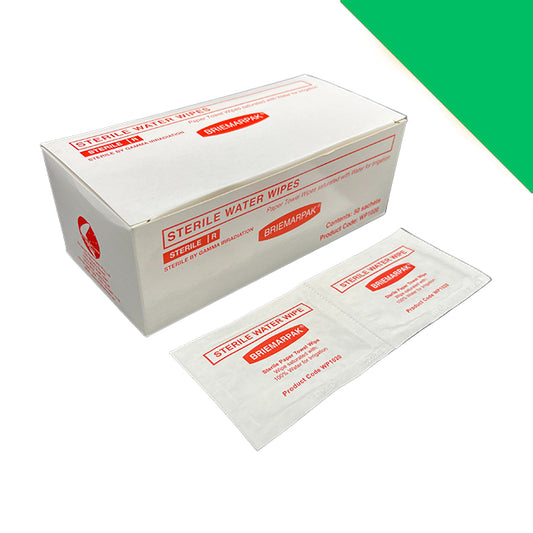 Sterile Water Wipes - Box of 200