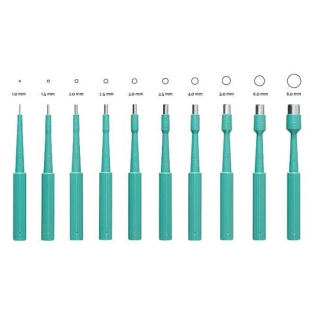 Sterile Disposable Biopsy Dermal Punches (Various Sizes) - Bag of 10 ...