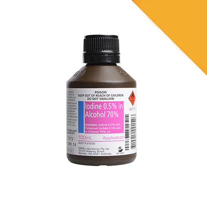Iodine Solution Bottle (Various Types)