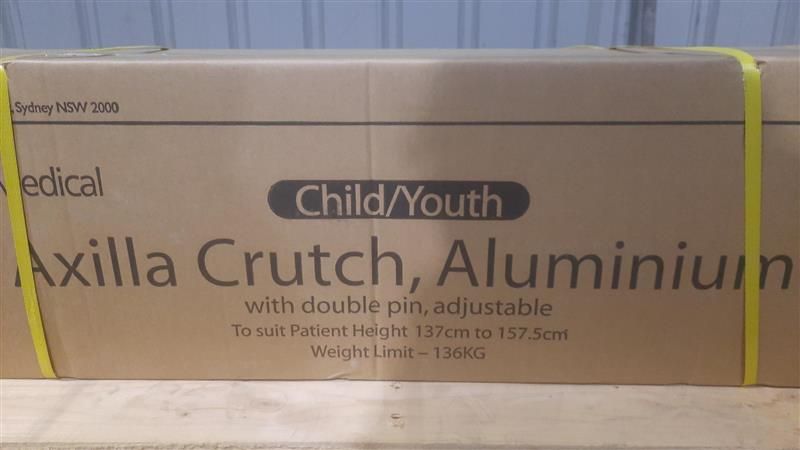 #20 pairs of Child/Youth Aluminium Crutches
