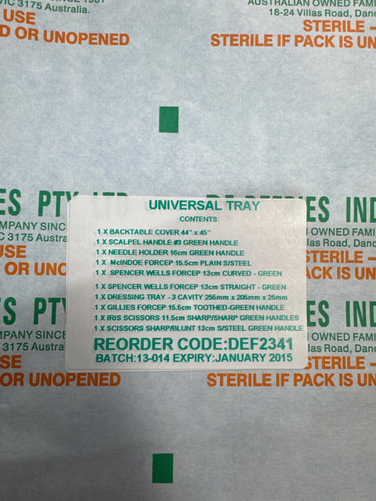Universal Tray Packs