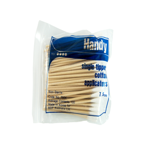 Cotton Swabs, Single-Ended, Non-Sterile (Various Sizes) - Pack of 100