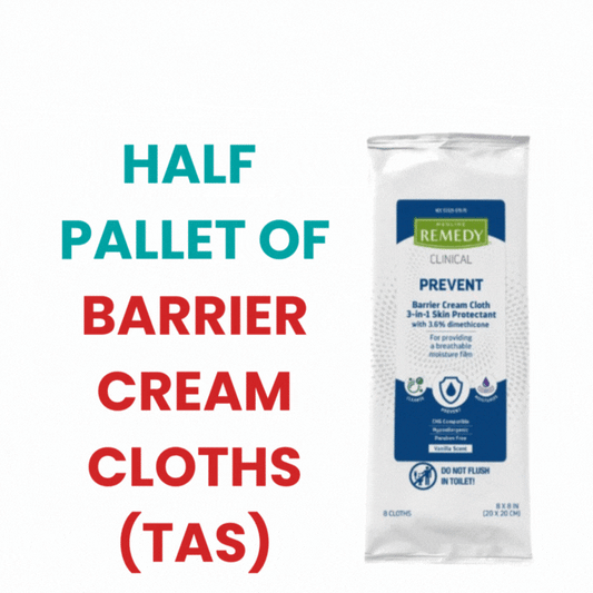 >>> Bulk Order Half Pallet of Remedy Barrier Cream Cloths - TAS