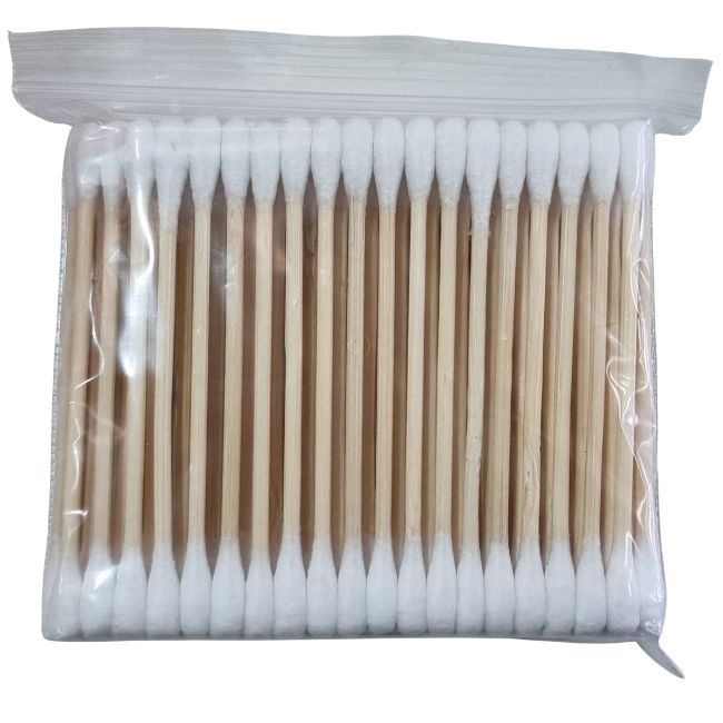 Cotton Swabs, Double-Ended, Non-Sterile - Pack of 100