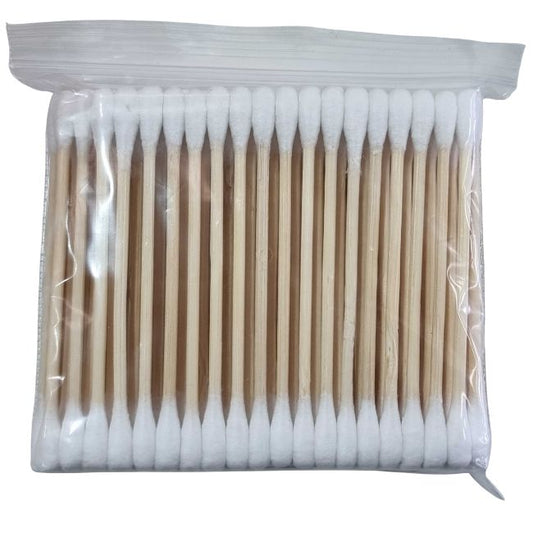 Cotton Swabs, Double-Ended, Non-Sterile - Pack of 100