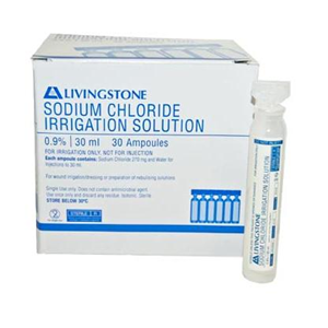 Saline For Irrigation ONLY (Various Sizes) - Box of 50