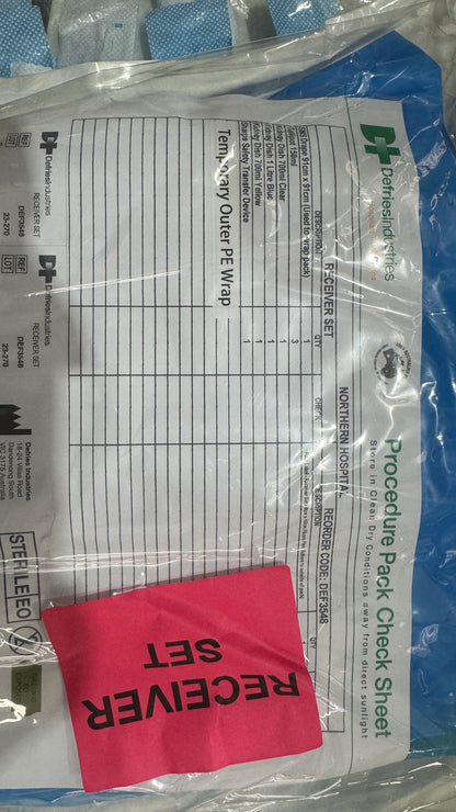 Procedure Packs, STERILE (Various Types)