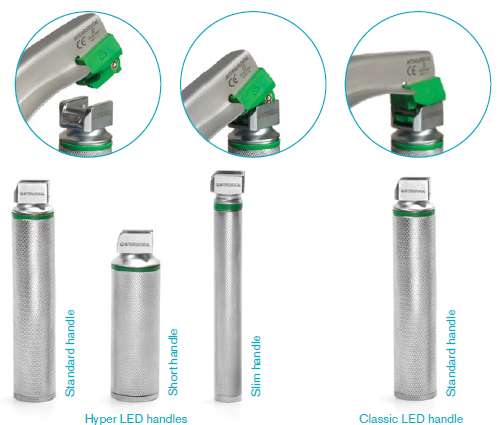 Laryngoscope HANDLE Reusable (Various Sizes)