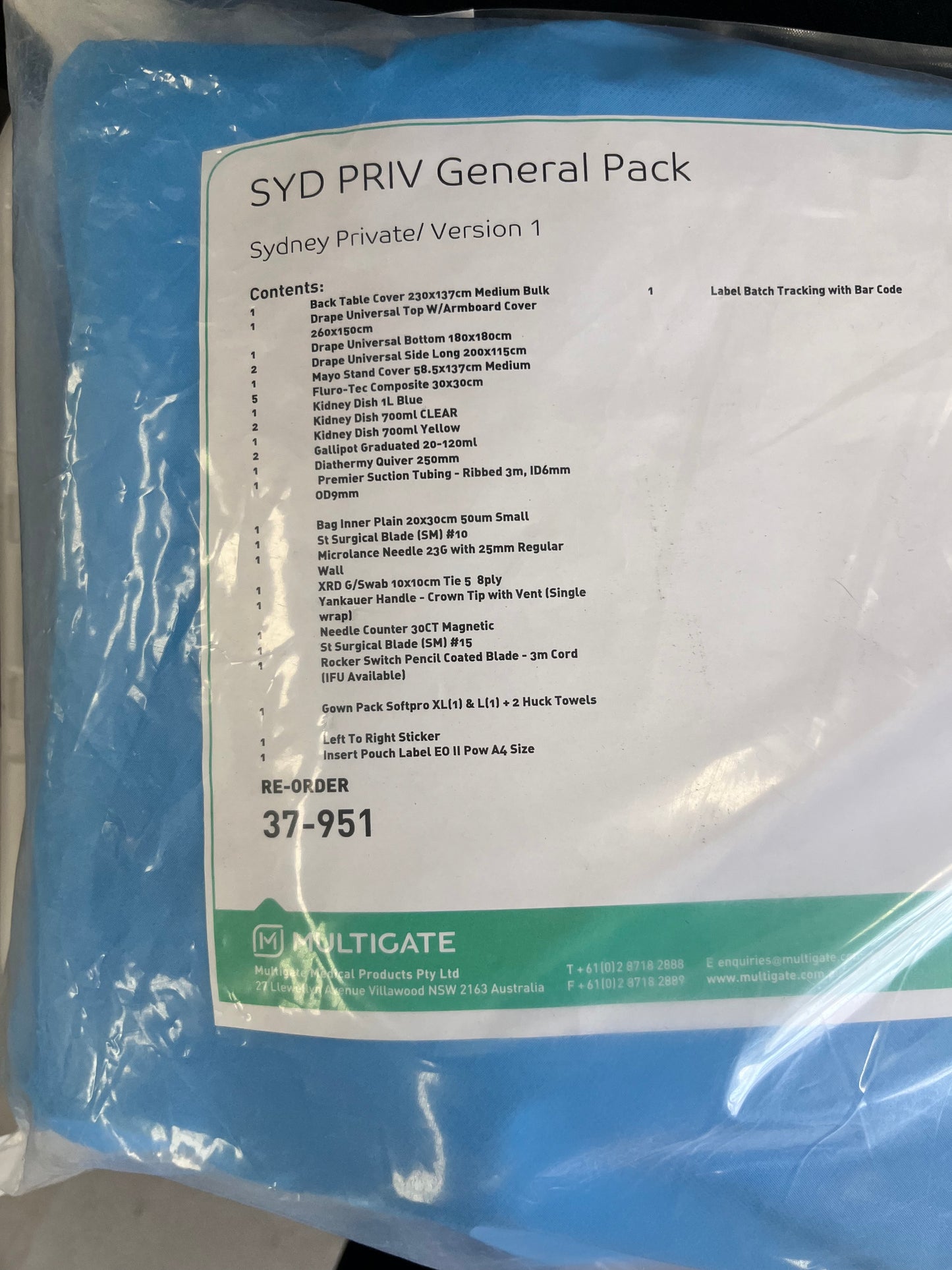 Surgical Procedure Pack