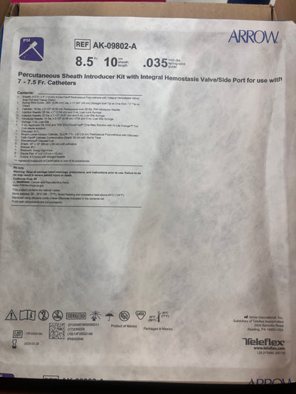 Percutaneous Sheath Introducer Kit - Single Pack