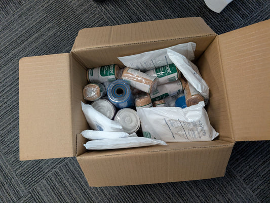 >>  First aid equipment - bandages