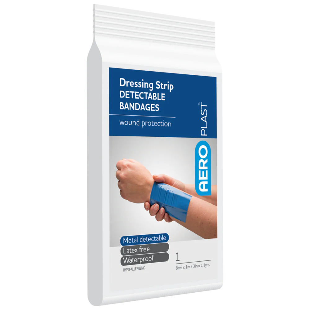 Detectable Dressing Strip 8cm x 1M - PACK OF 20
